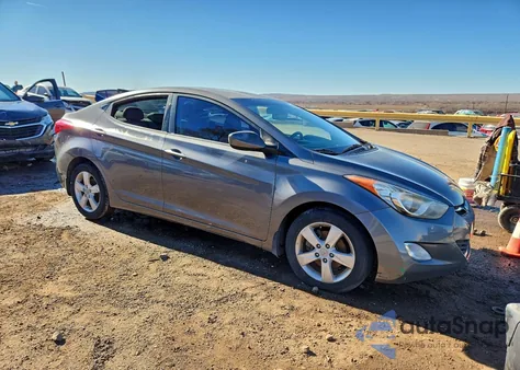 2012 Hyundai Elantra Gls из США, поврежденный, VIN 5NPDH4AE6CH129380
